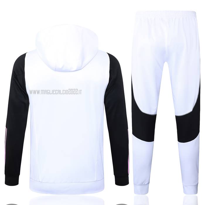Tuta da Track de Felpa del Juventus 2023-2024 Blanco y Nero